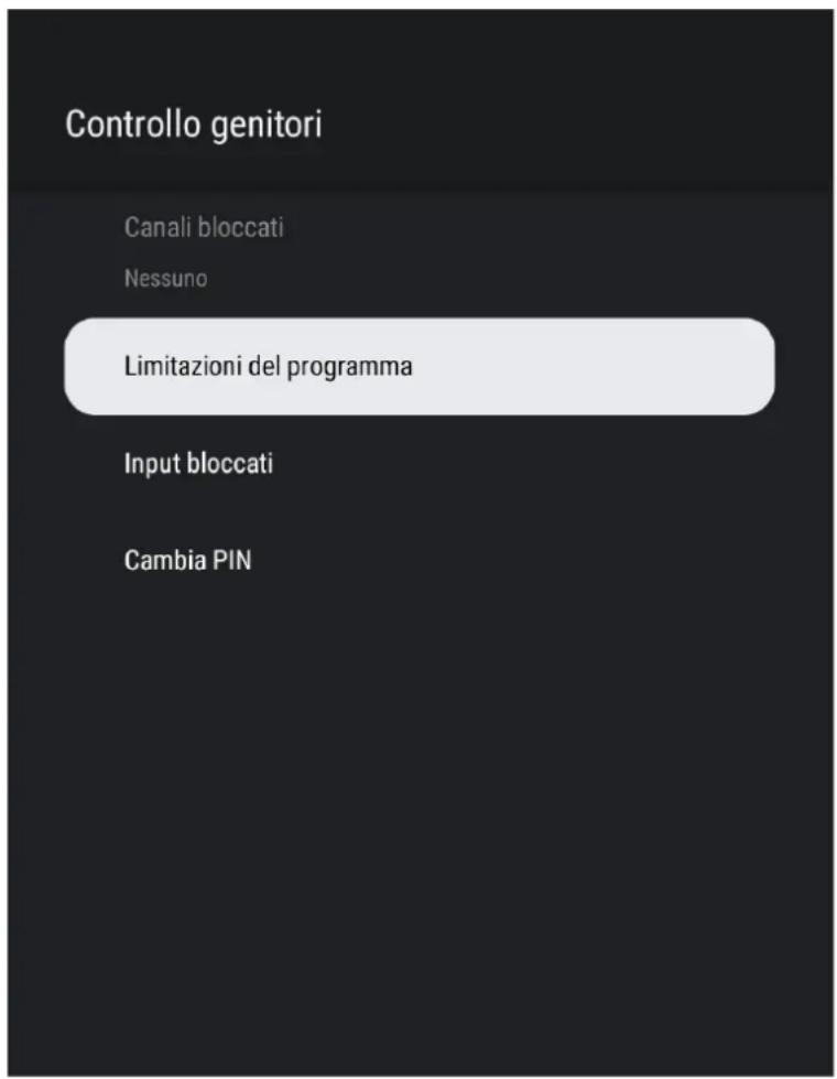 EKO K400FDGC - Per accedere al menu Controllo Genitori - 1