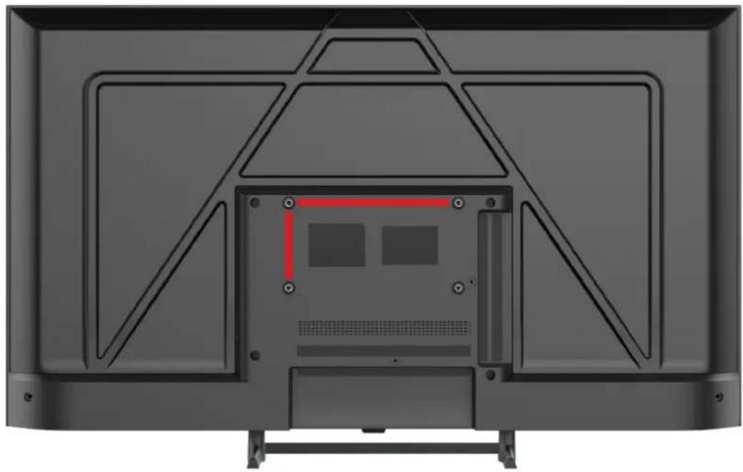 EKO K400FDGC - Rückseite des Fernsehers - 1