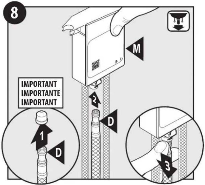 8 IMPORTANT IMPORTANTE IMPORTANT 1 D 2 M 3