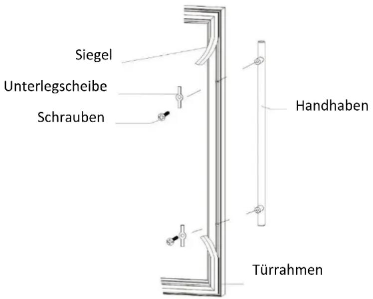 LA SOMMELIERE LS51.2Z - Griff montieren LS51.2Z – LS51.2ZS - 1
