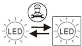 LA SOMMELIERE LS51.2Z - Vervanging van de verlichtingslamp - 1