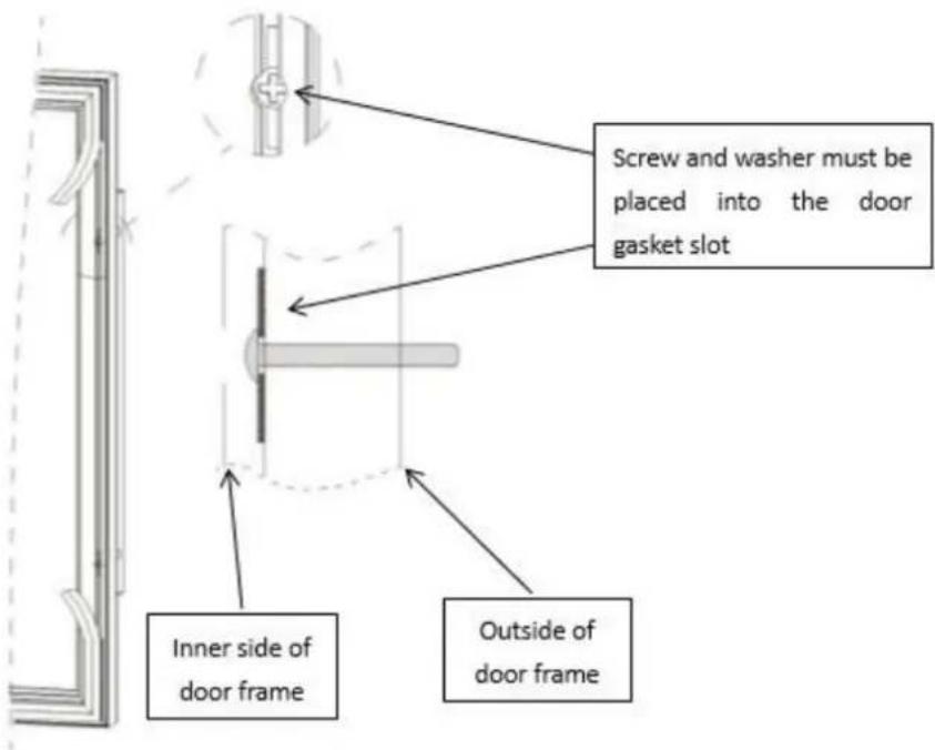 LA SOMMELIERE LS51.2Z - Handle installation LS51.2Z - LS51.2ZS - 2