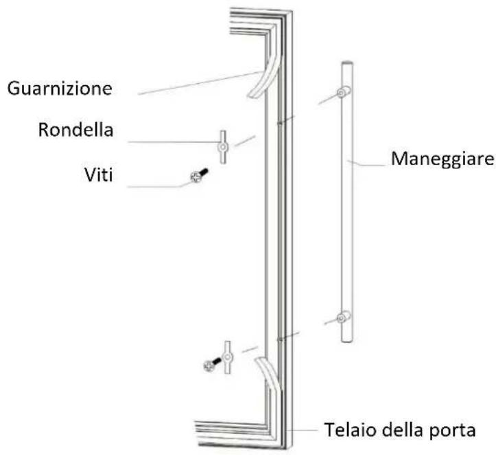 LA SOMMELIERE LS51.2Z - MONTAGGIO DELLA MANIGLIA LS51.2Z - LS51.2ZS - 1