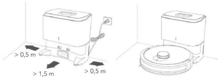 WILFA Innobot RVC-W4LIN+ - EINBAU DER STAUBBEHÄLTER-STATION - 1