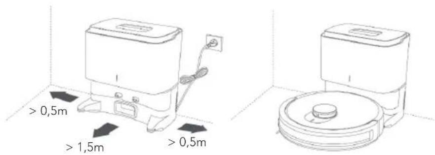 WILFA Innobot RVC-W4LIN+ - INSTALLATION DU POSTE DE COLLECTE DES DECHETS - 1