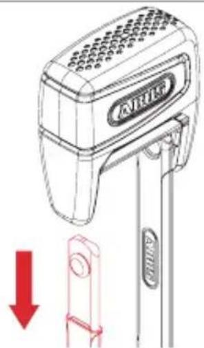ABUS BORDO One 6000A - Batterie wechseln - 1