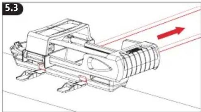 ABUS BORDO One 6000A - Risk of injury due to falling out while installing the carrier overhead - 4