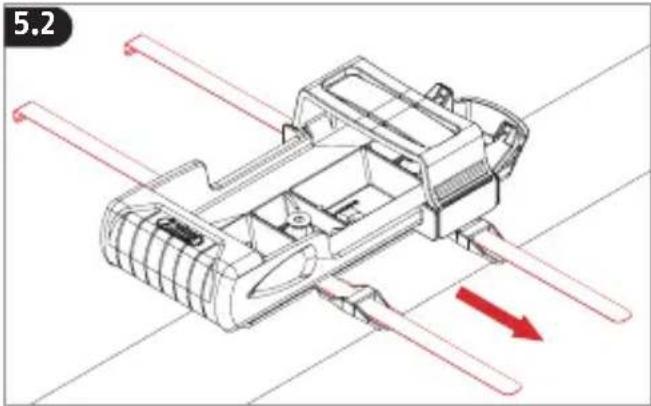 ABUS BORDO One 6000A - Risk of injury due to falling out while installing the carrier overhead - 2