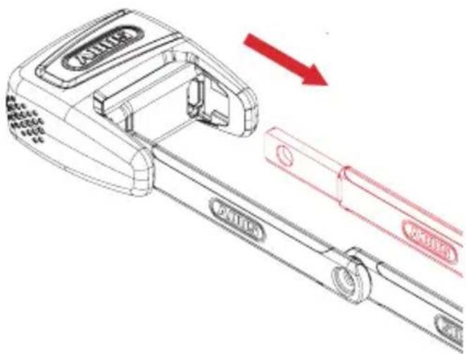 ABUS BORDO One 6000A - Opening the lock - 1