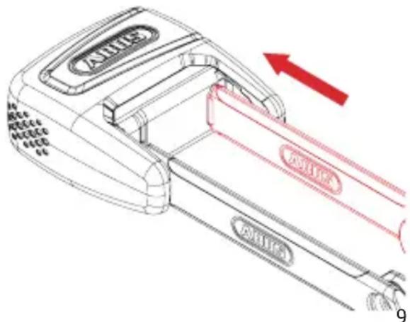 ABUS BORDO One 6000A - Schließen des Schlosses - 1
