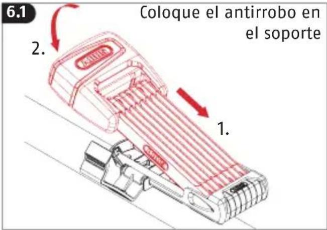 ABUS BORDO One 6000A - Apertura del antirrobo - 8
