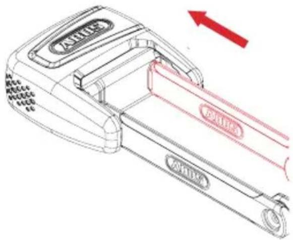 ABUS BORDO One 6000A - Closing the lock - 1