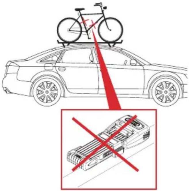 ABUS BORDO One 6000A - Levensgevaar door uitvallen tijdens het vervoer per auto of aanhanger - 1
