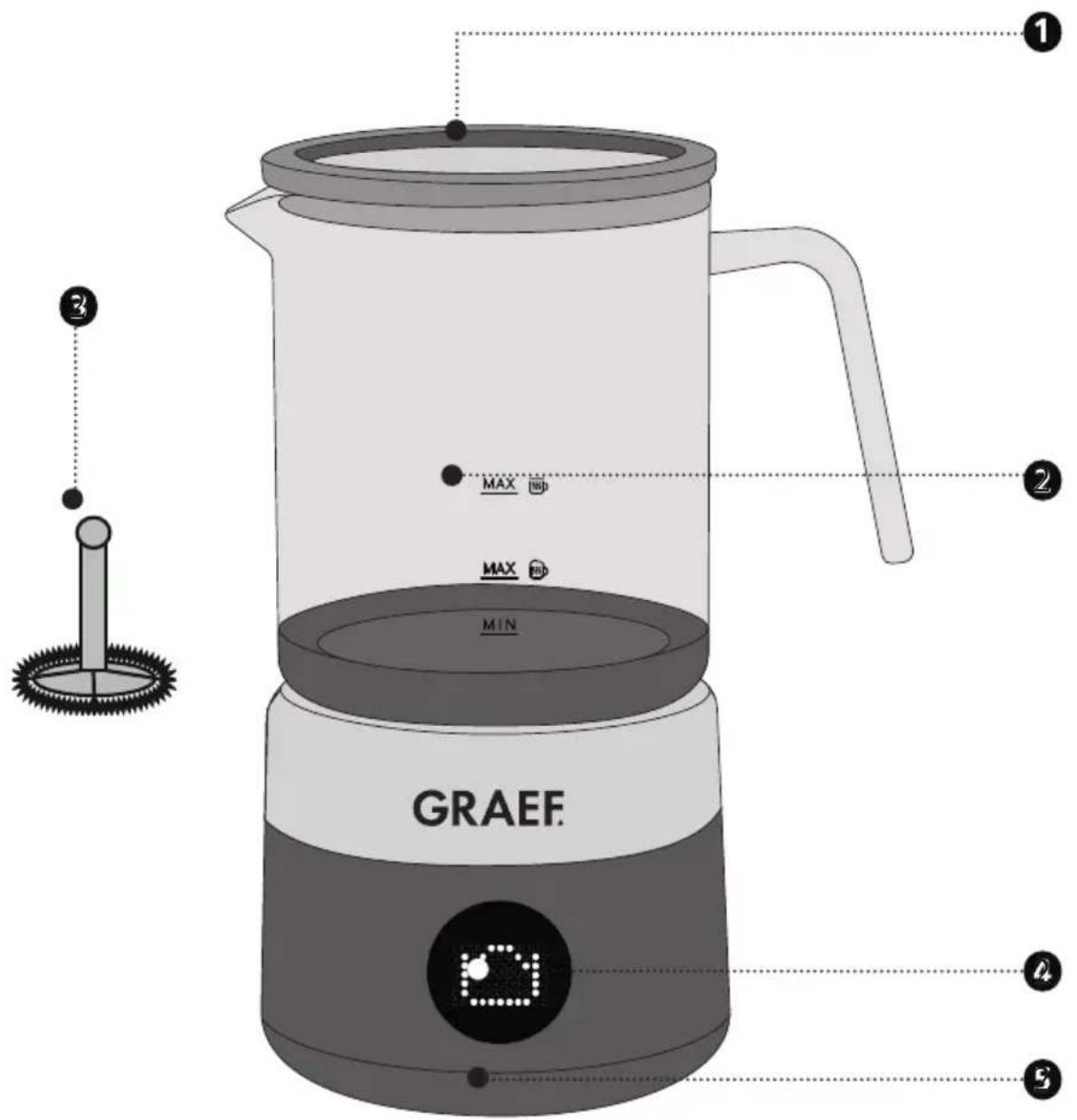 GRAEF MS802 - MOUSSE DE LAIT FROIDE - 1