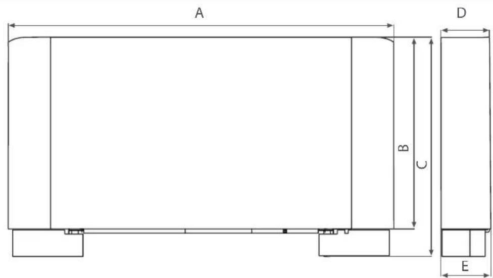 OLIMPIA SPLENDID Bi2 SL SMART S1 - - OVERALL DIMENSIONS Bi2 (Fig.3) - 1