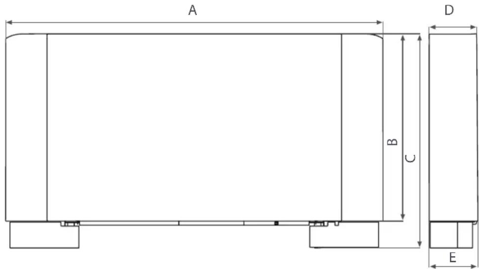 OLIMPIA SPLENDID Bi2 SL SMART S1 - - DIMENSIONES Bi2 (Fig.3) - 1