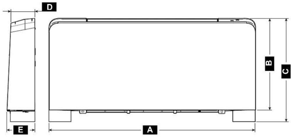 OLIMPIA SPLENDID Bi2 SLI NAKED - - AUFSTELLMASSE (Abb. A) - 1