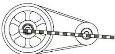 Simpson SuperPro SRC5040141E - Measuring the belt deflection - 1