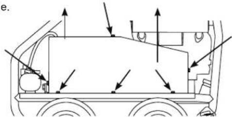 Simpson SuperPro SRC5040141E - Removing the belt guard - 1