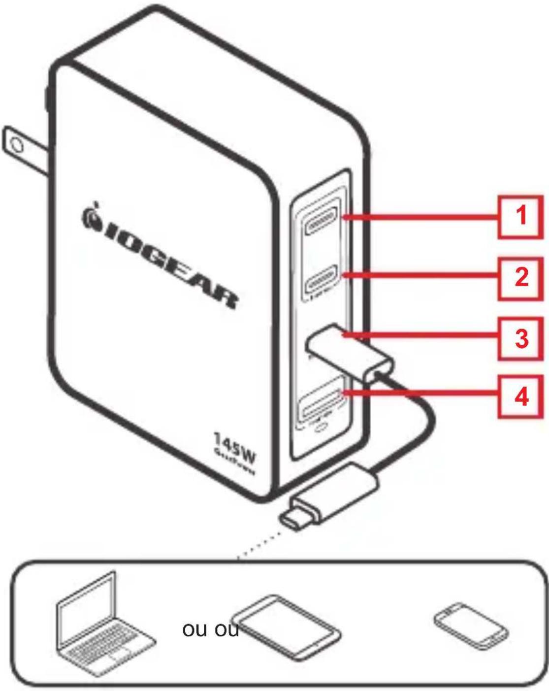 IOGEAR GearPower 145W GPAWC145W - L'aperçu du produit - 2