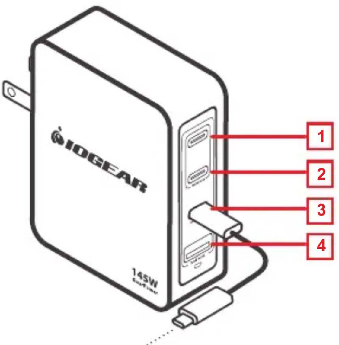 IOGEAR GearPower 145W GPAWC145W - Hardware Installation - 1