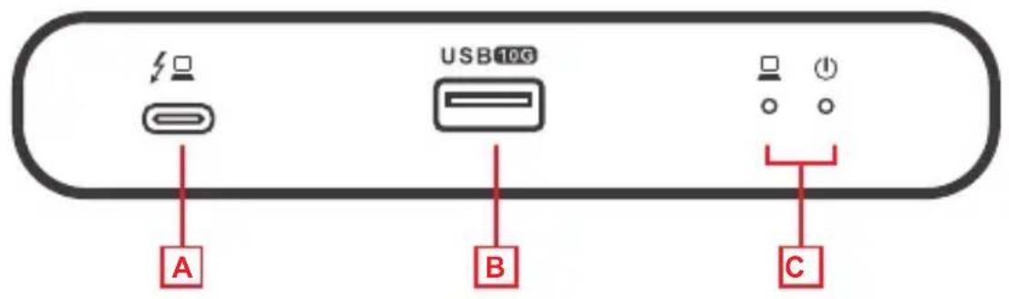 IOGEAR Quantum Thunderbolt 4 GTD4MHTAA - Vue avant - 1