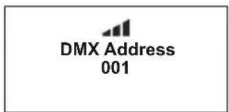Cameo ZENIT W600 D - SET DMX START ADDRESS (DMX ADDRESS) - 3