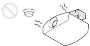 SONY VPL-XW5100 - Near a heat or smoke sensor - 1