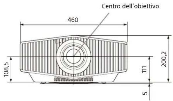 SONY VPL-XW5100 - Dimensioni - 1