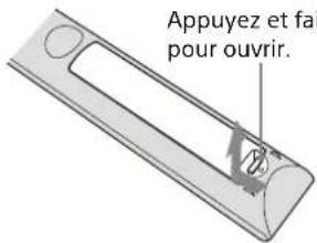 Appuyez et fait pour ouvrir.