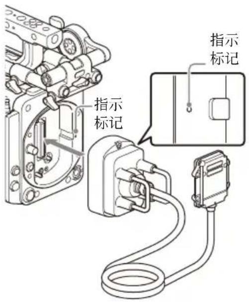 SONY CBK-3621XS - 将可拆卸电缆接收器安装到摄像机机身适配器。 - 1