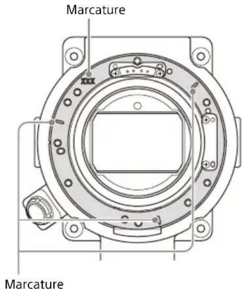 SONY CBK-3621XS - Utilizzo di spessori circolari - 1