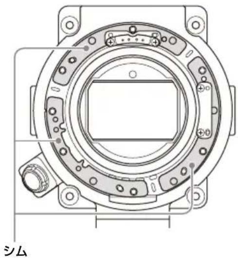 SONY CBK-3621XS - 1/3円弧型のシムを使用する場合 - 1