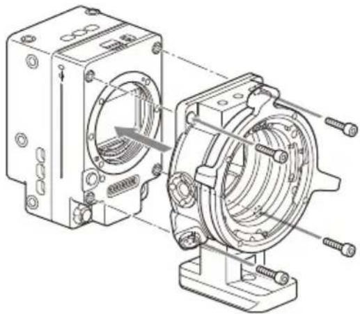 SONY CBK-3621XS - To attach the PL-mount adaptor - 1
