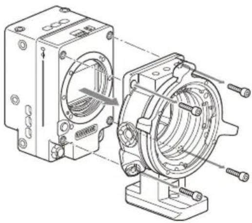 SONY CBK-3621XS - Entfernen des PL-Fassungsadapters - 1