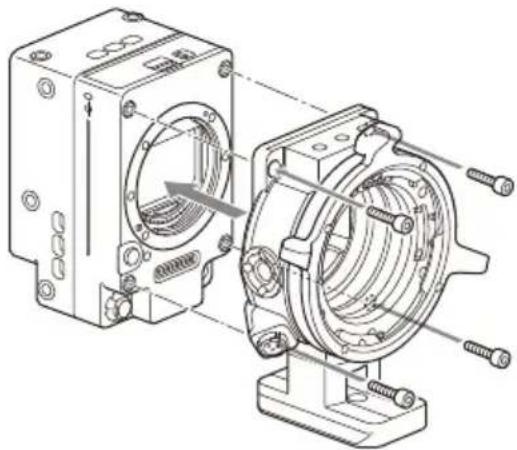SONY CBK-3621XS - Gắn bộ chuyển đổi ngàm PL - 1