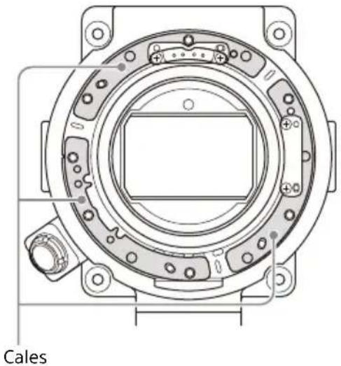 SONY CBK-3621XS - Retirez les six vis Torx et retirez la collerette de la monture PL. - 3