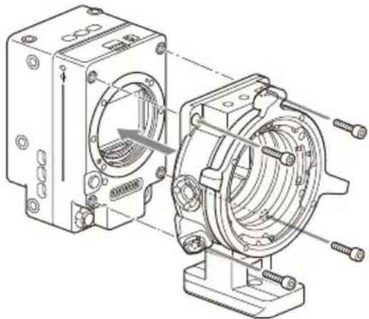 SONY CBK-3621XS - Pour fixer l'adaptateur de monture PL - 1
