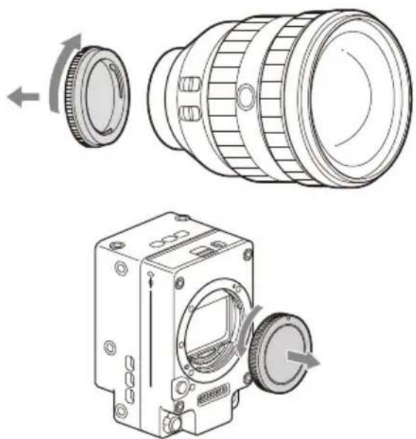 SONY CBK-3621XS - Fixation d'un objectif à monture E - 1