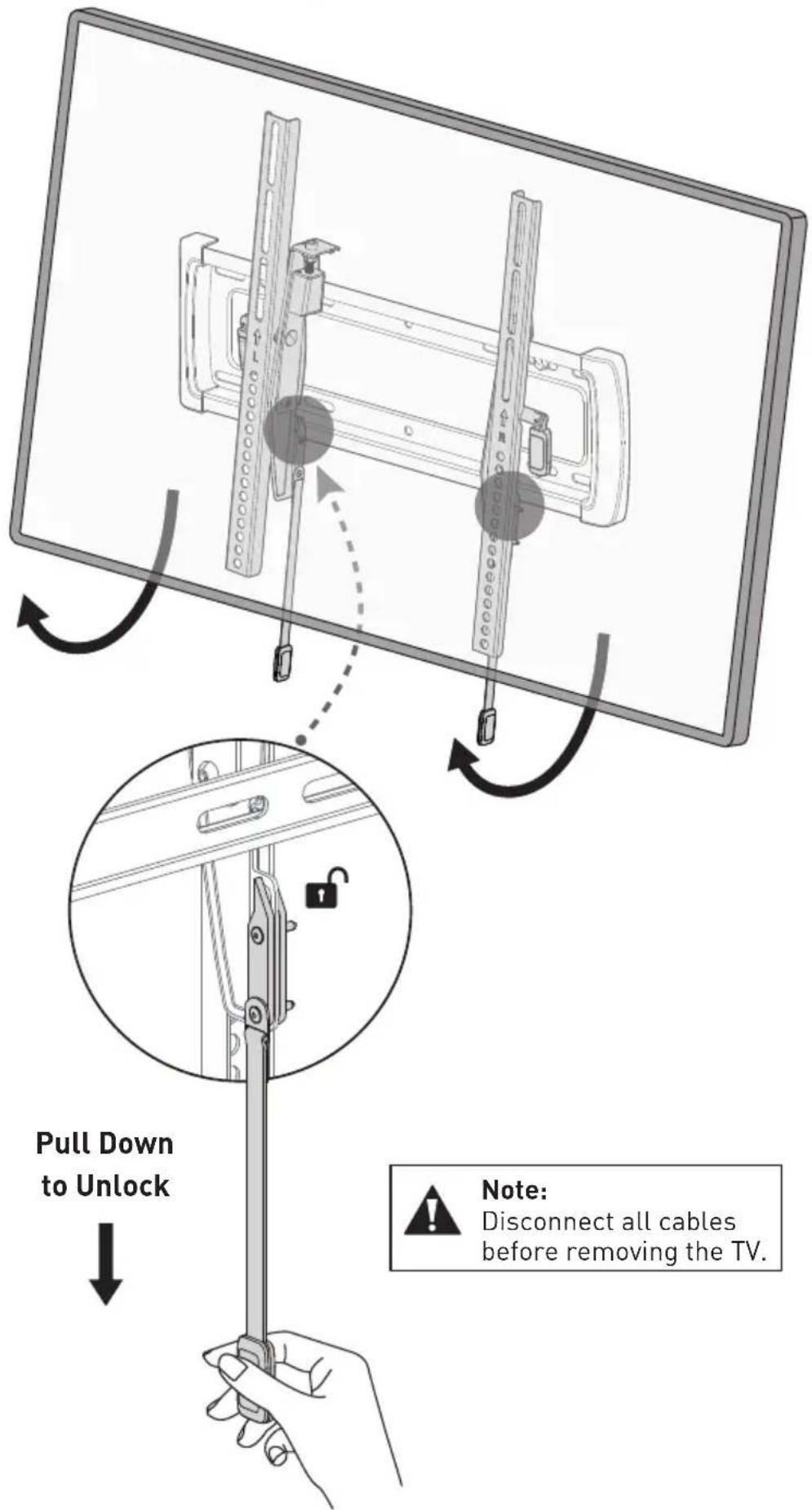 ErgoAV ERMTM6-01B - STEP7 How to Remove the TV - 3
