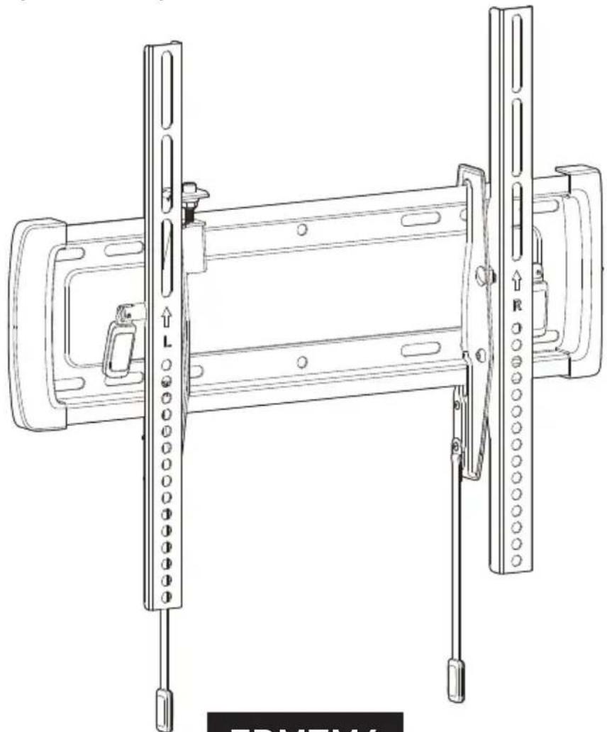 ErgoAV ERMTM6-01B - Medium Tilt TV Mount Instruction Manual - 1