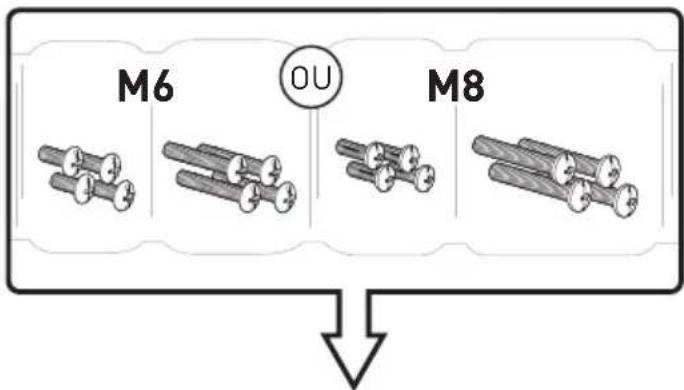 ErgoAV ERSB2-01B - 3A-2 Fixez les supports à la TV - 5