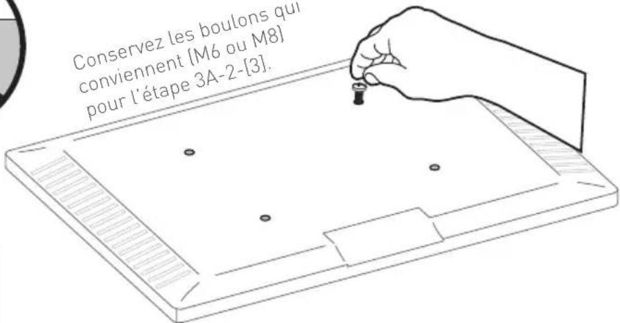 ErgoAV ERSB2-01B - 3A-2 Fixez les supports à la TV - 6