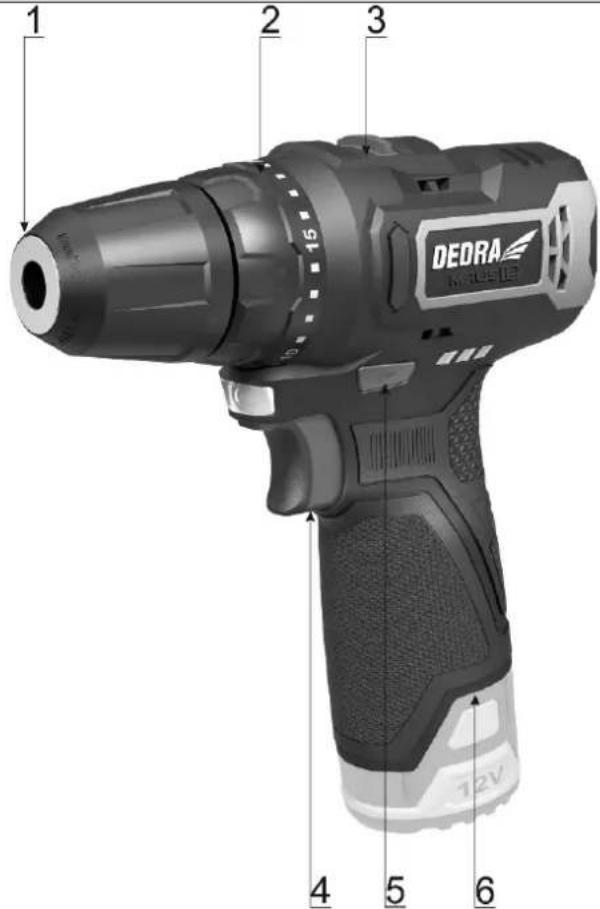 DEDRA DED7330 - Zdjęcia i rysunki - 1