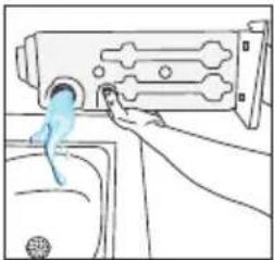 BEKO BM3T3924W - Vidange du réservoir d'eau - 3