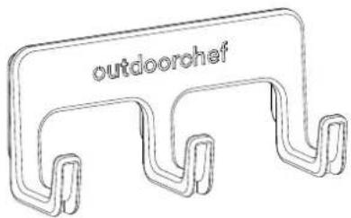 Outdoorchef Lugano 570 G Evo II - HOOK RAIL - 1