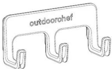 Outdoorchef Lugano 570 G Evo II - BARRE À CROCHETS - 1