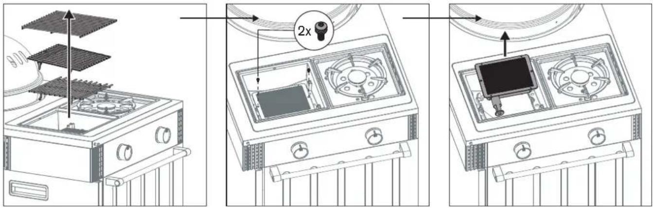 Outdoorchef Lugano 570 G Evo II - PULIZIA DELLA BLAZING ZONE ® - 1