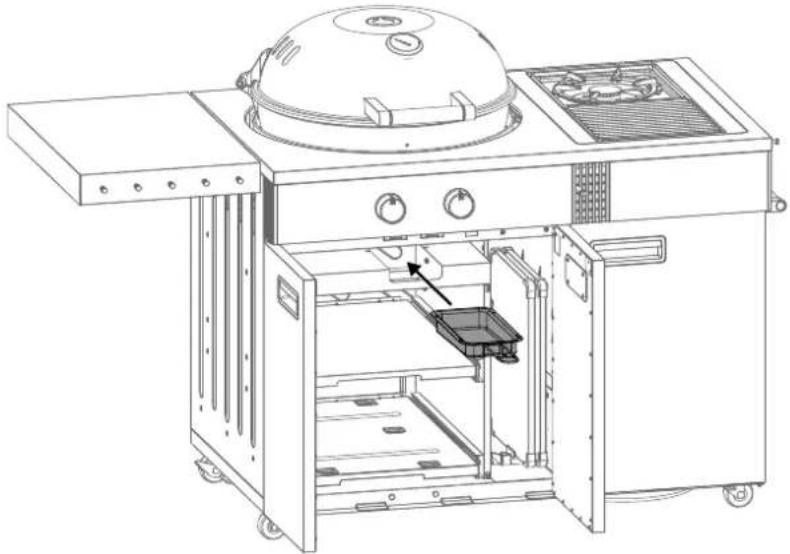 Outdoorchef Lugano 570 G Evo II - REINIGUNG DER FETTAUFFANGBEHÄLTER - 1
