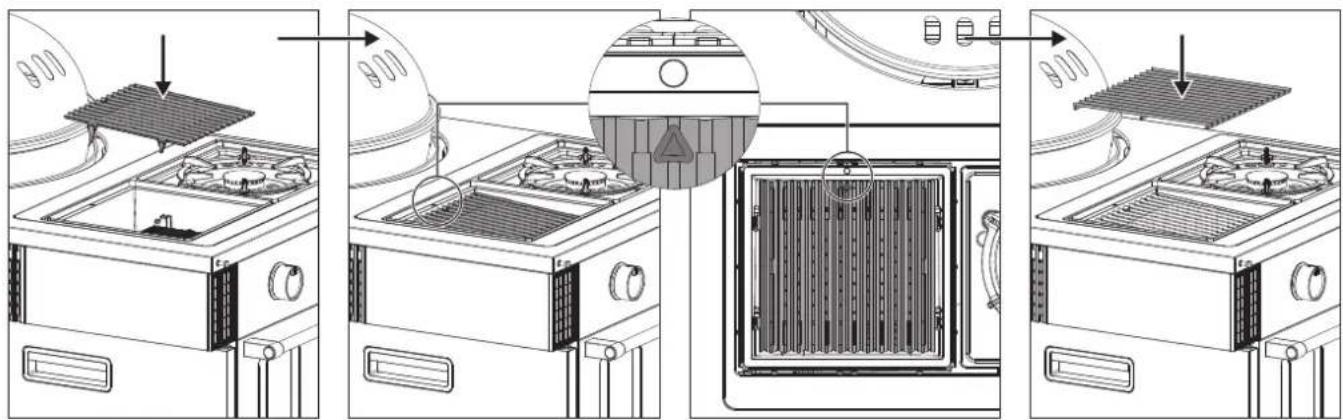 Outdoorchef Lugano 570 G Evo II - INSERIMENTO DELL'HEAT DIFFUSER - 1